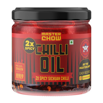 MASTER CHOW CHILLI OIL 2X SPICY SICHUAN CHILLI 170GM